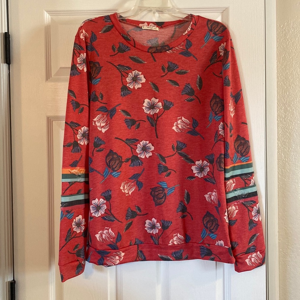 Floral sweatshirt